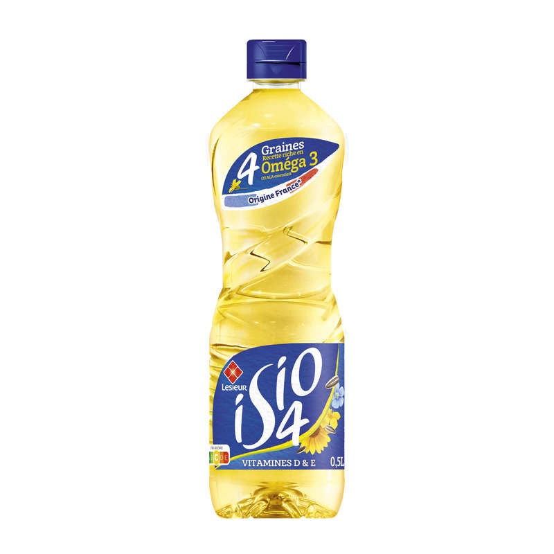 ISIO 4 4 huiles végétales 50cl ISIO 4 4 huiles végétales 50cl