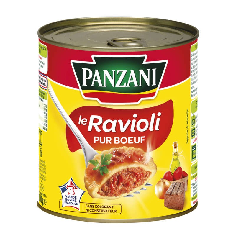 PANZANI Ravioli pur bœuf 800g PANZANI Ravioli pur bœuf 800g