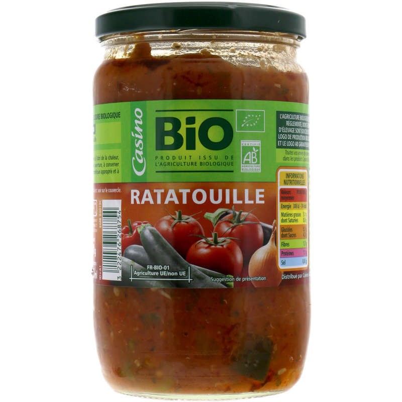 CASINO BIO Ratatouille Bio 72cl CASINO BIO Ratatouille Bio 72cl