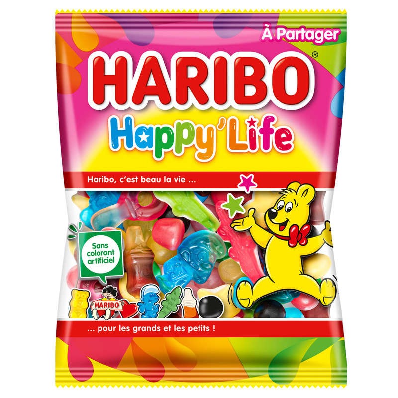 HARIBO Bonbons Happy life 275g HARIBO Bonbons Happy life 275g