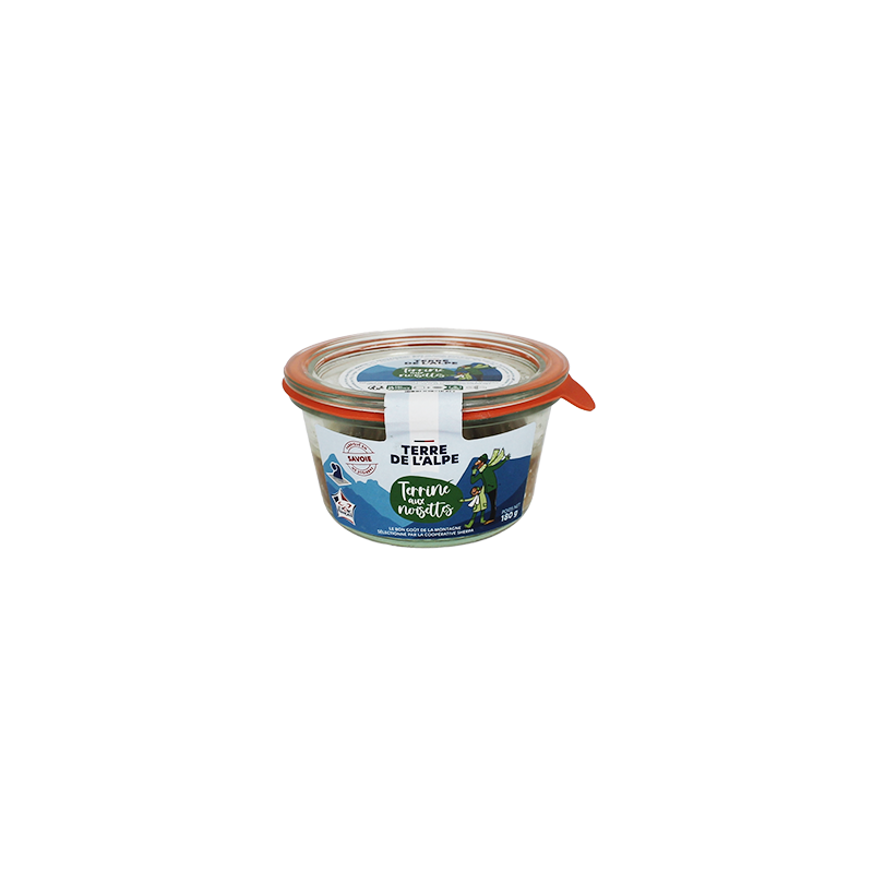 TERRE DE L'ALPE Terrine de Savoie aux Noisettes - 180g